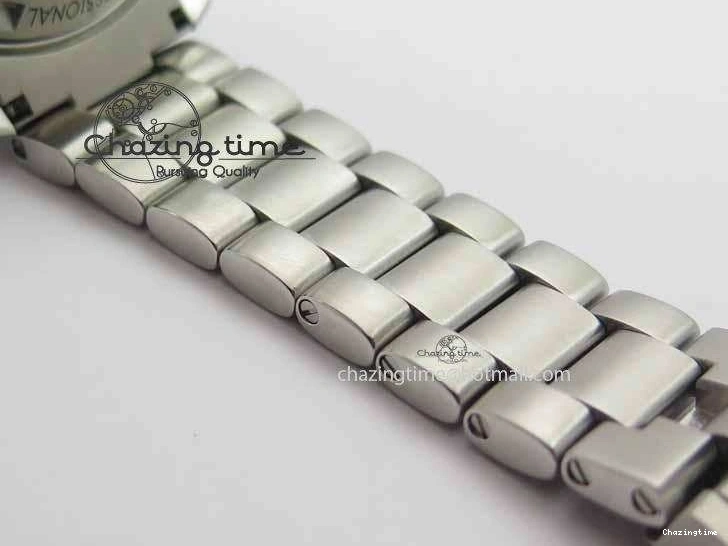 0320 Sophisticated Planet Ocean Master Chronometer Chrono SS OM 1:1 Best Edition Orange On SS Bracelet A 8156